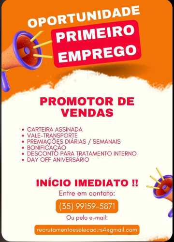 Promotor de vendas 