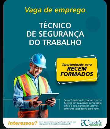 Técnico em segurança do trabalho 