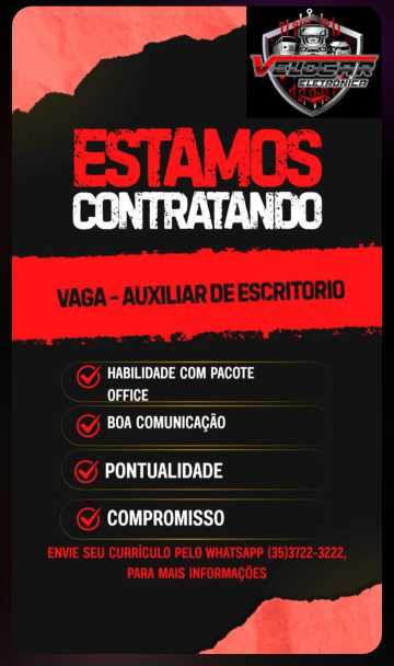 Auxiliar de escritório 