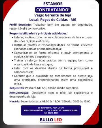Gerente de loja 