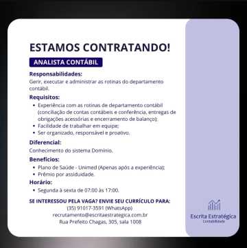 Analista contábil 