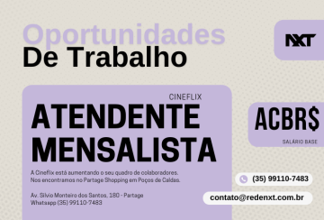 A Cineflix está aumentando o seu quadro de colaboradores.