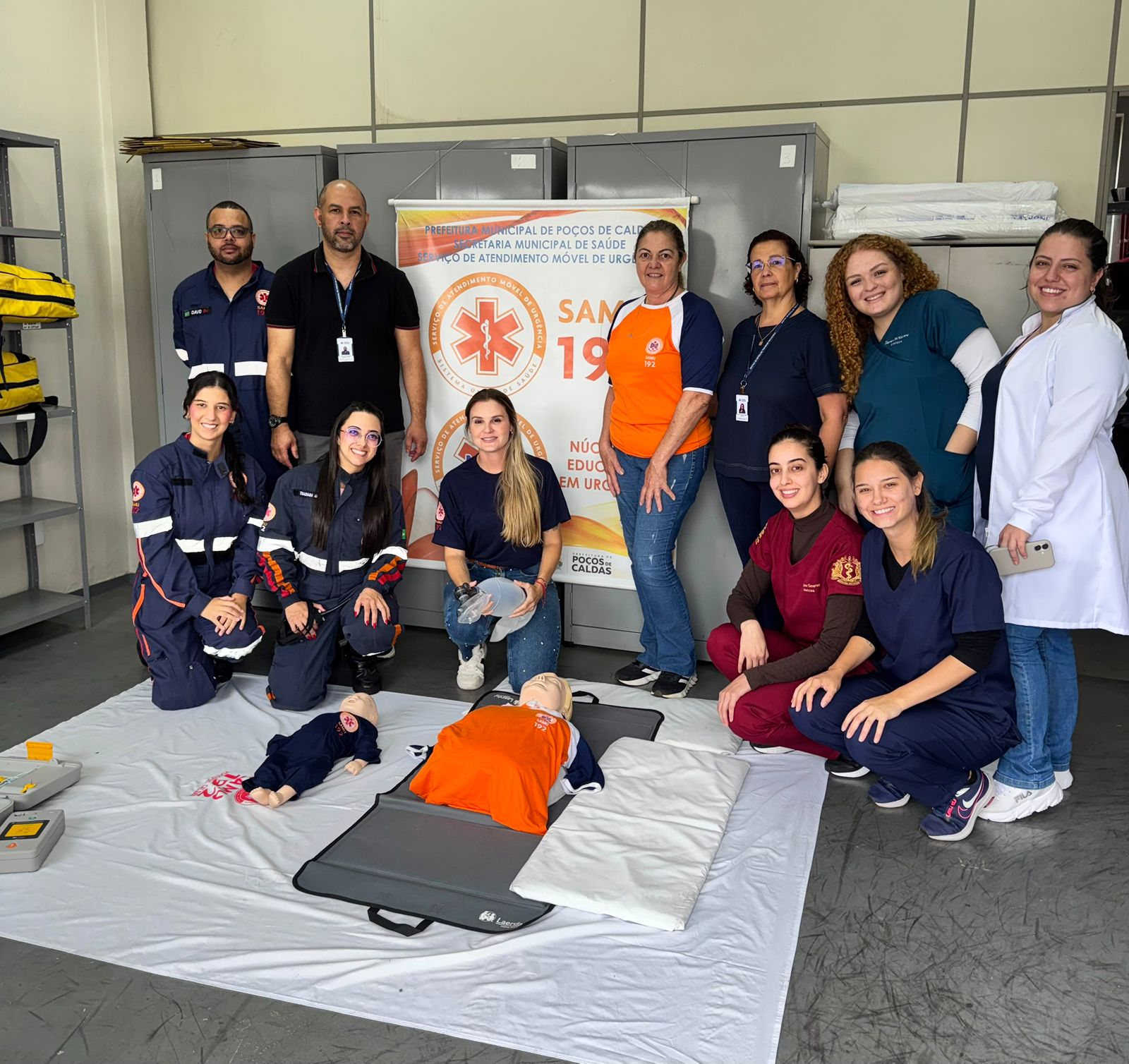 Equipes do SAMU recebem treinamento para reforçar atendimento de urgência