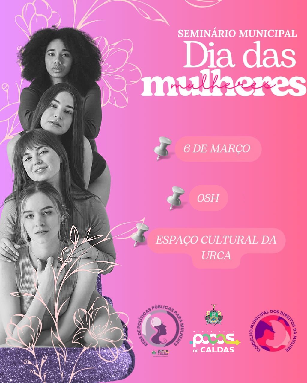 Seminário Municipal do Dia Internacional da Mulher divulga programação