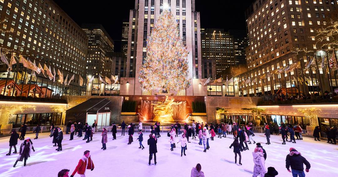 Nova York: pistas de patinação e mercados de Natal