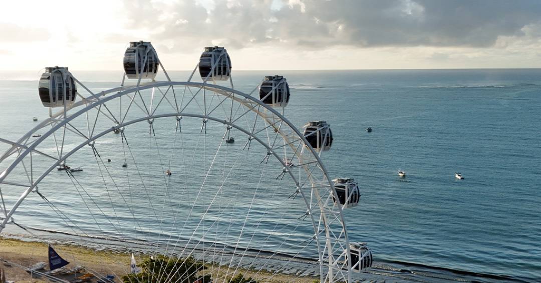 Maceió ganha roda-gigante na orla de Pajuçara